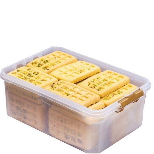 نان پسته ای جعبه پلاستیکی سنتی یزد 480 گرمی