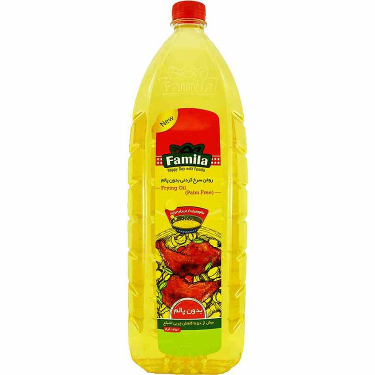 روغن مخصوص سرخ کردنی بدون پالم فامیلا